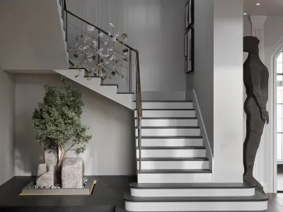 Living room 3D model shop