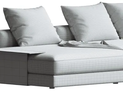 Luxury living Versache V21 SIGNATURE SOFA 3D model