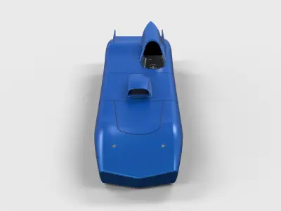 Spirits of the Lakes record car 3D model