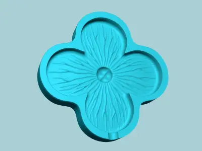 Hydrangea Flower Mold - Artificial EVA Molding 3D print model
