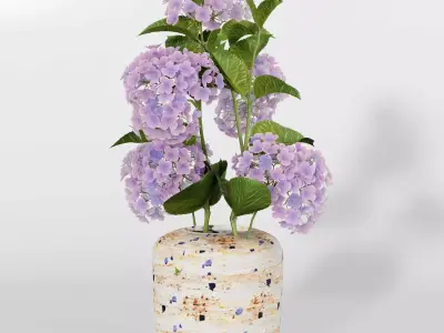 Flowe bouquets 01 3D model