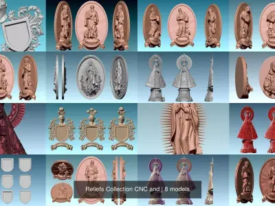 Reliefs Collection CNC and