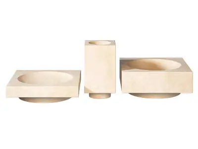 Hew Vase and Centrepiece by Ferm Living 3D model