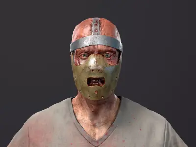 Psycho02 psycho - unreal engine Low-poly 3D model