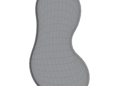 Wall Mirror ASMA by Kasbah design 3D model