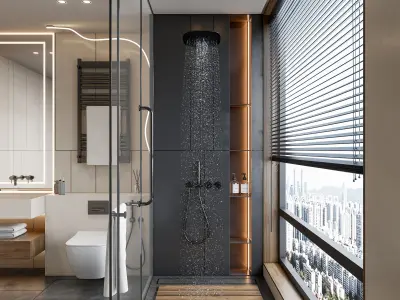 Bathroom 54 3D model