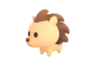 Character290 Hedgehog 3D model
