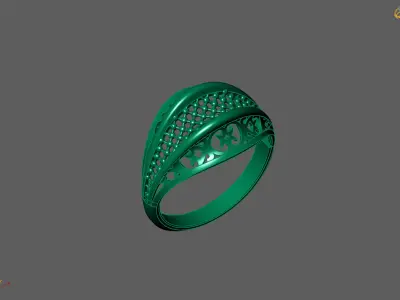 Plain Ring Women Ready STL 3DM Models Womens Rings 3D models 3D print model shop