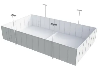 Tennis Court 3D model