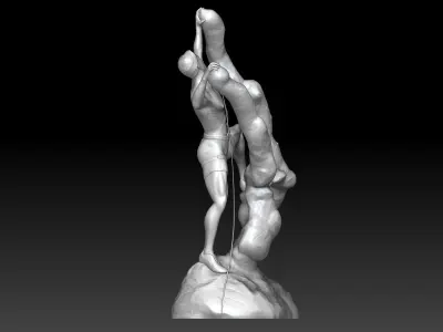  Climber - the conqueror of the fabulous peak 3D print model