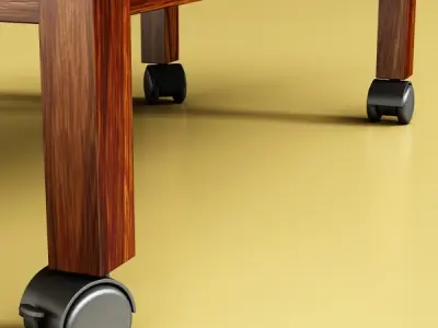 Wine Table Rack 1 3D model