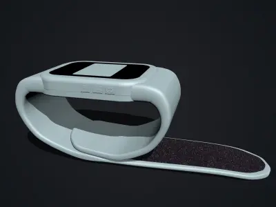 Electronic Wristwatch 3D model