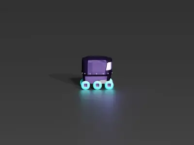 the rover robot Free low-poly 3D model