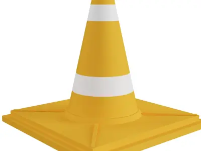 Traffic Cone 3D model