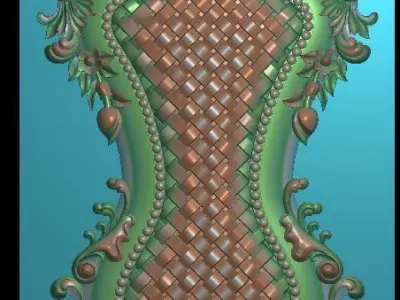 3d neoclassical door 3D print model