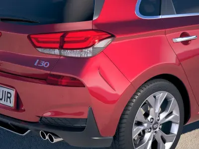 Hyundai i30 N-line 2019 3D model