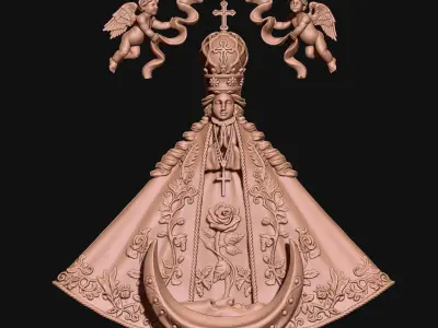 San Juan de los Lagos Virgin - CNC - 3D print model