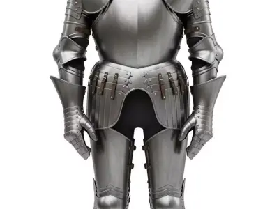 CATAPULT GUILLOTINE CANNON AND MEDIEVAL SOLDIER 3D model