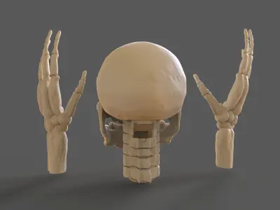 Lord Death Parts 3D print model