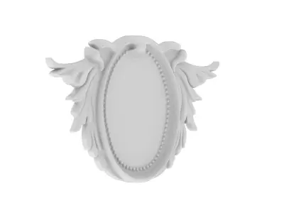 Cartouche Ornament 013 3D model