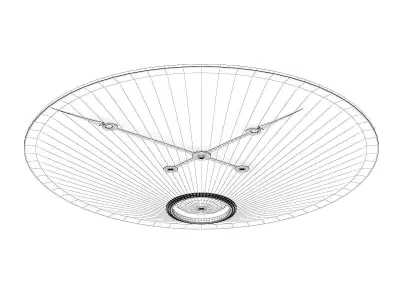 Large Wall Clock 3D model