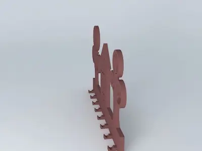 key hanger Free 3D model