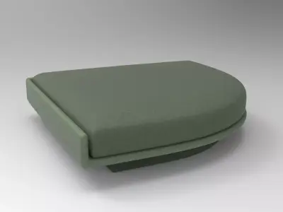 Detor Sofa Low-poly 3D model