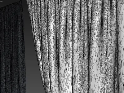 Curtains curtain 3D model