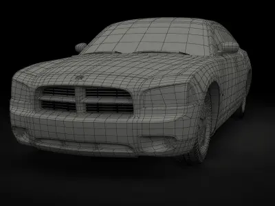 Fantasy car 3D model