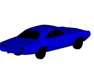 Dodge Corone 1969 3D model