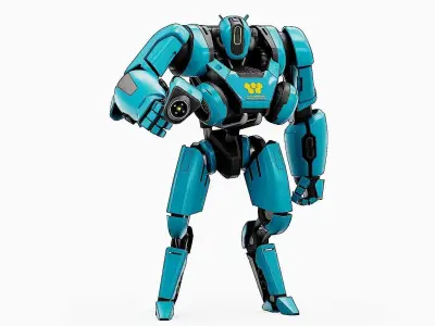 BATTLE DROID SYRIOS-B  Rigged for Unreal Engine - Unity - MIXAMO 3D model