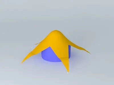 Star tent Free 3D model