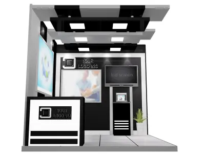 Booth Exhibition Stand a599e 3D model