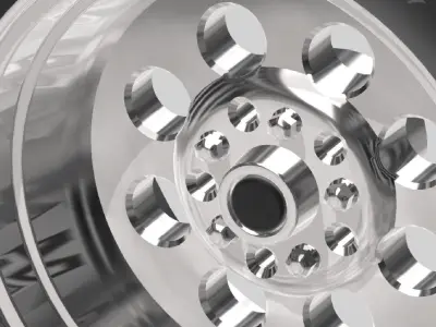 WELD DRAGLITE WHEEL AND HOOSIER SLICK TIRE FOR SCALE AUTOS 3D print model