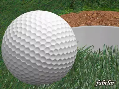 Golf ball 3D model
