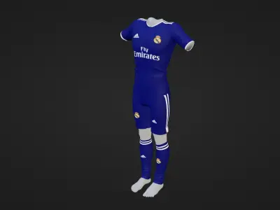 Real Madrid Sportwear Low-poly 3D model
