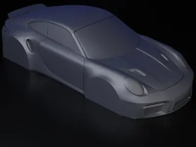 Porsche 911 GT3 RS 3D print model