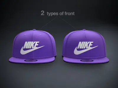 Purple Cap Trucker  3D model