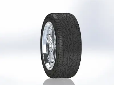 Custom wheels Budnik Murok IV for your scale model 3D print model