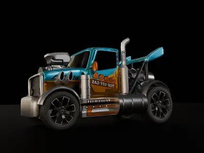 Grand Master 1 Semi Truck HCRC2 3D model