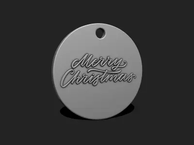 Christmas Ornament - Pendant -  Christmas Tree  - Decor - 01 3D print model