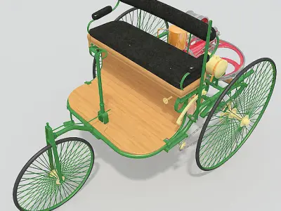 Benz Motorwagen 1886 3D model