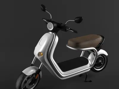 Electric scooter 3D model by 3Logic from CGTrader