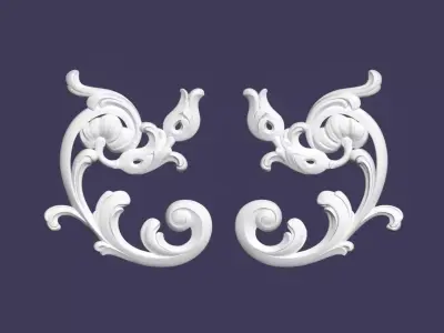 Decor Engraving Ornament 3D print model