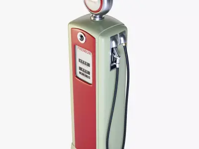 Old Gas Station 3D model