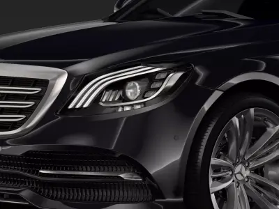 Mercedes Benz S 400 d Lang 4MATIC V222 2018 3D model