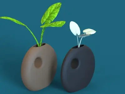 CIRCLE VASE 3D model