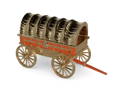 Wagon 3D model