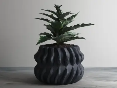 vase pot 3d print 834  3D print model