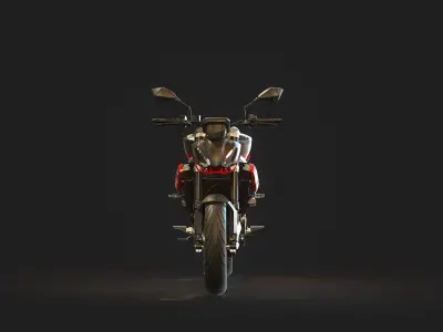 Base model  Aprilia Tuono 457 2025 3D model